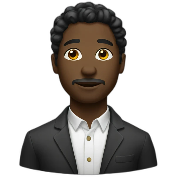 cotton black man emoji
