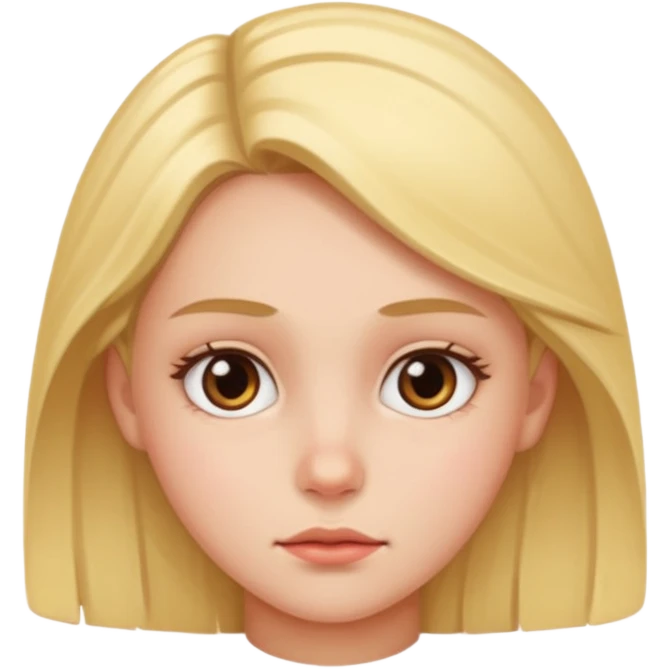 Girl side eyeing emoji
