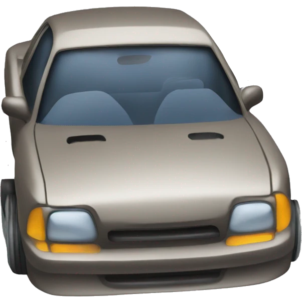 Make a car drifting emoji