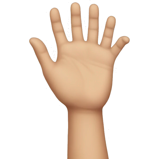 Hand emoji