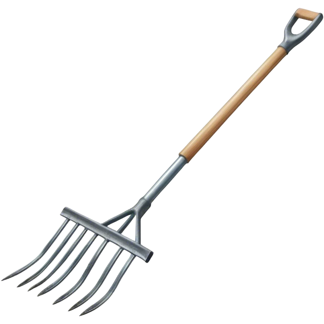 garden rake emoji