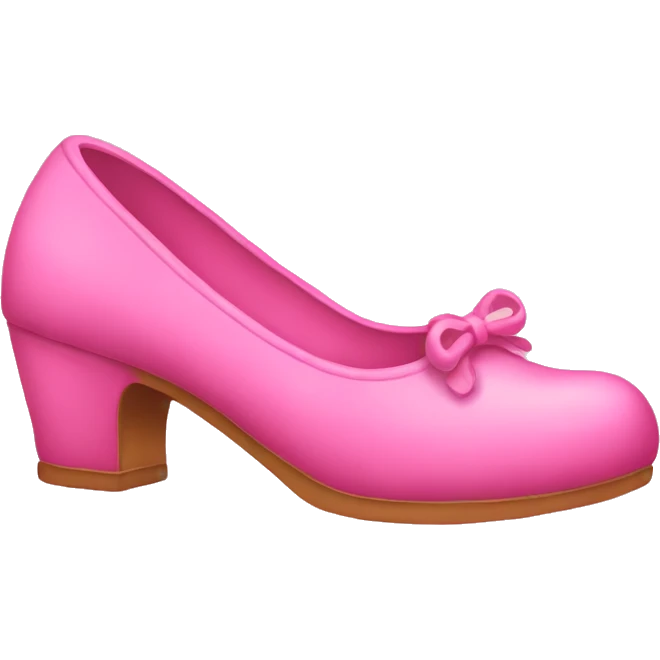 Pink shoes emoji