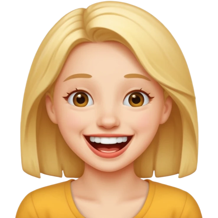 funny laughing girl emoji