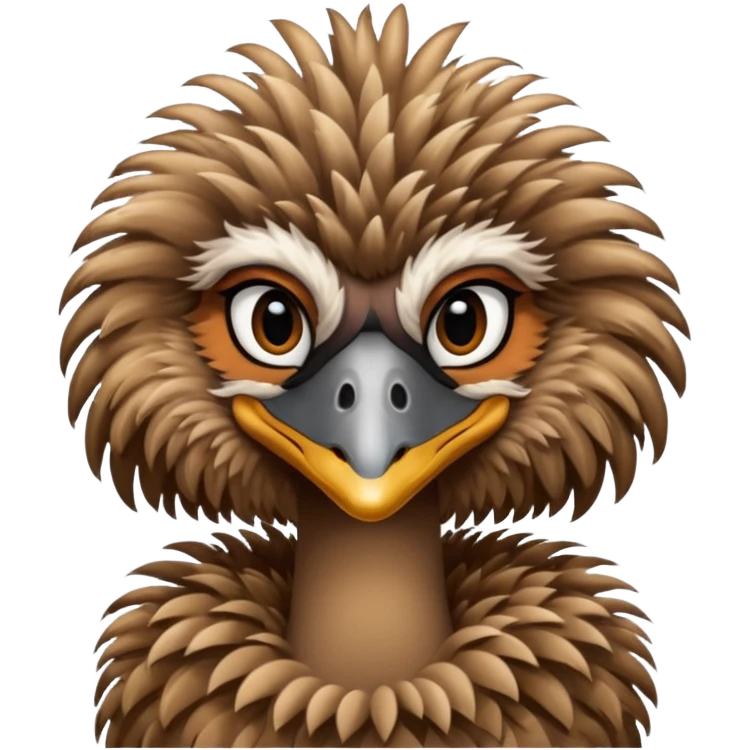 Female Emu emoji