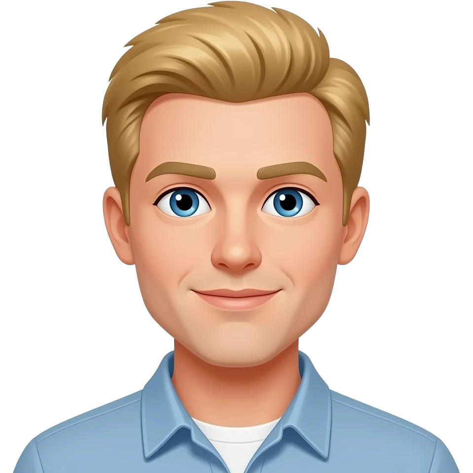 man blond hair emoji