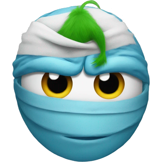 blue grinch knee surgery  emoji