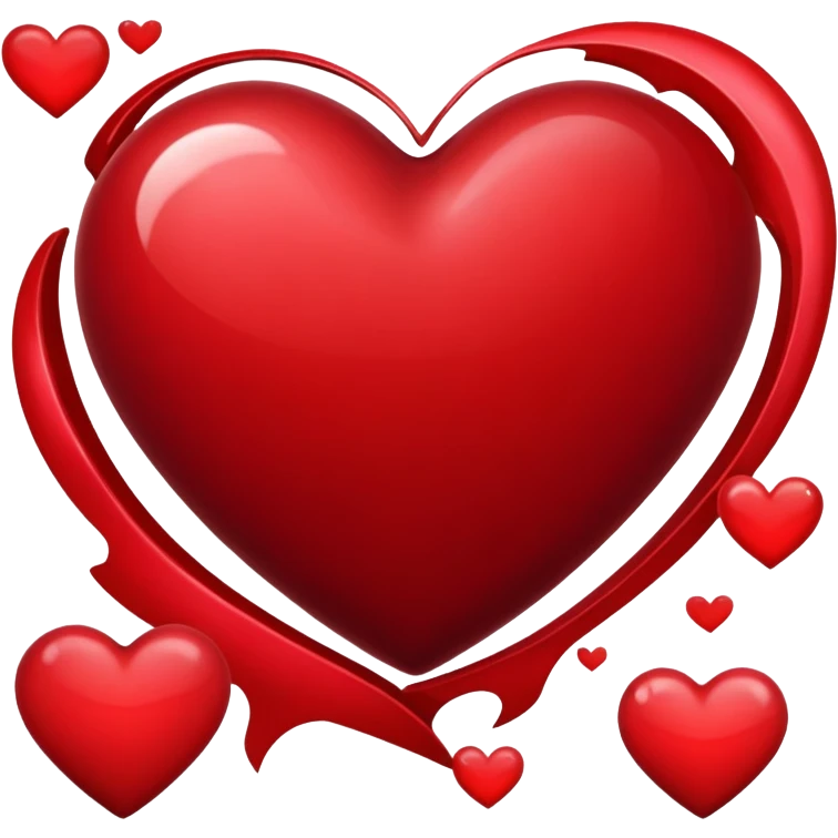 dark red heart emoji