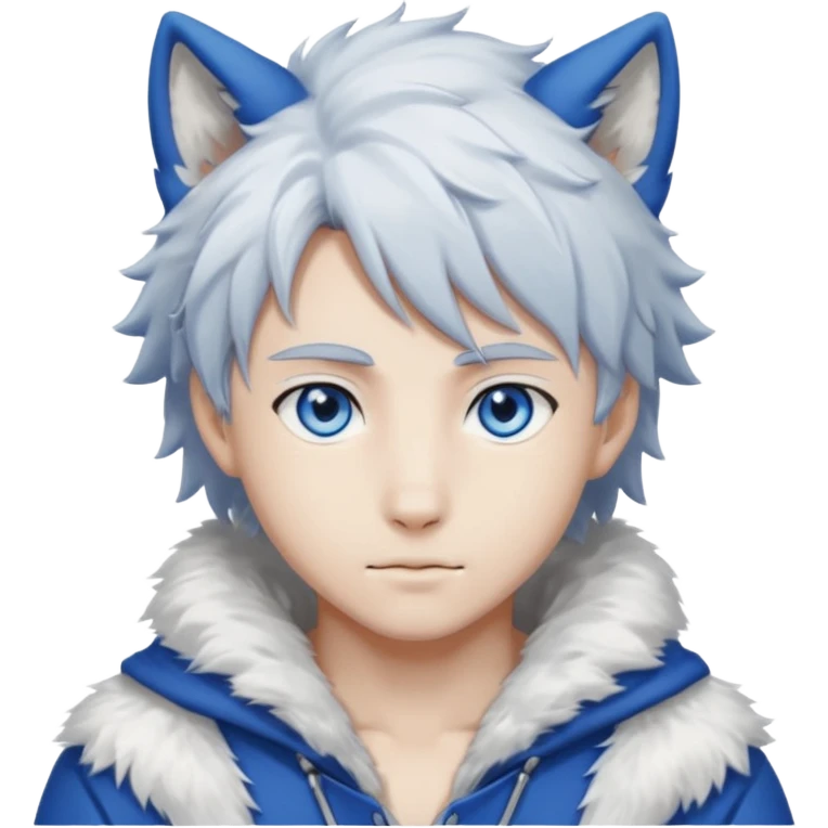 Wolf Anime Boy emoji