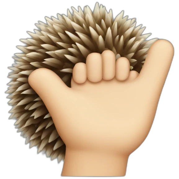 waving hedgehog emoji