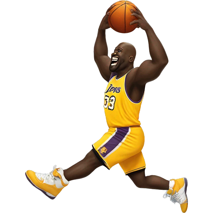 Shaq dunking emoji