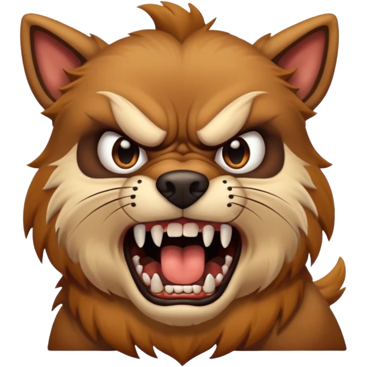 angry dogs emoji