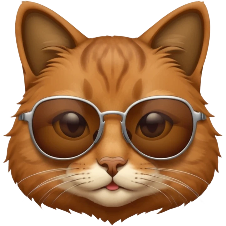 Cat wearing sunglasses emoji