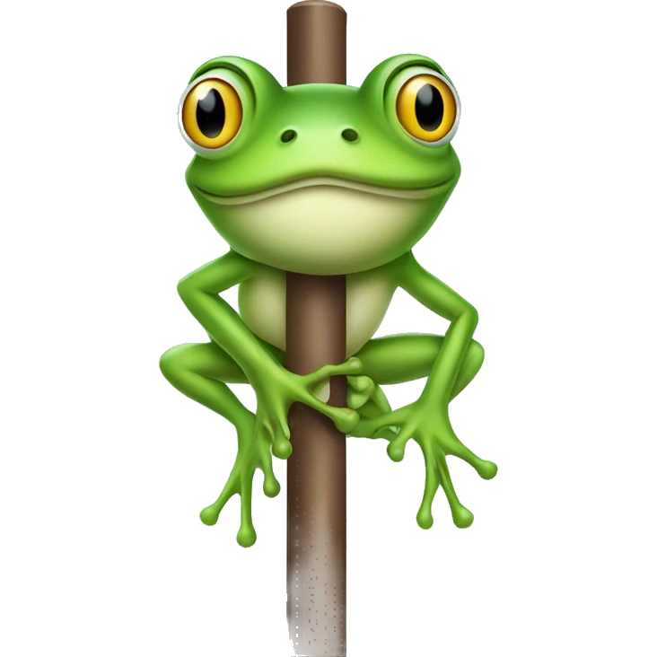 frog on pole emoji