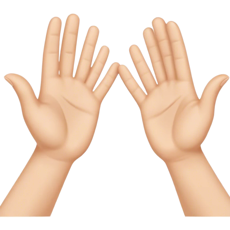 palms clapping another's hand
 emoji