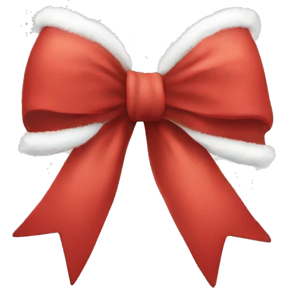 bow christmas emoji