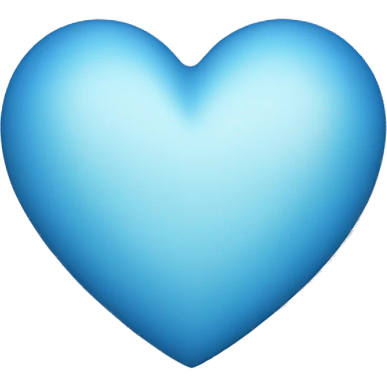 Blue heart emoji