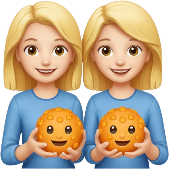 Cheeseball twins emoji