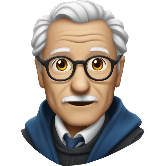 old men, loves music, professor, ravenclaw emoji