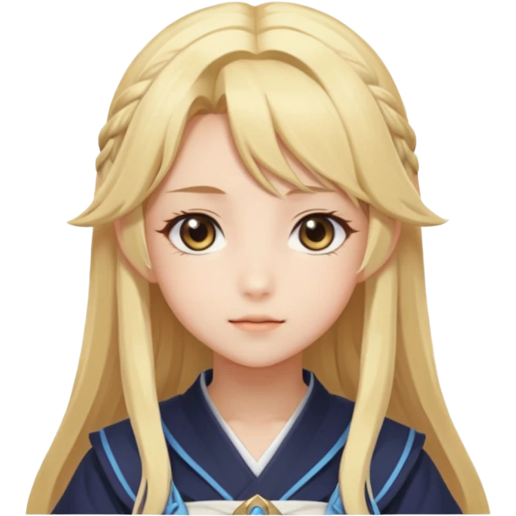 Cute Lumine from Genshin Impact in Photorealistic Hoyoverse Anime Style  emoji