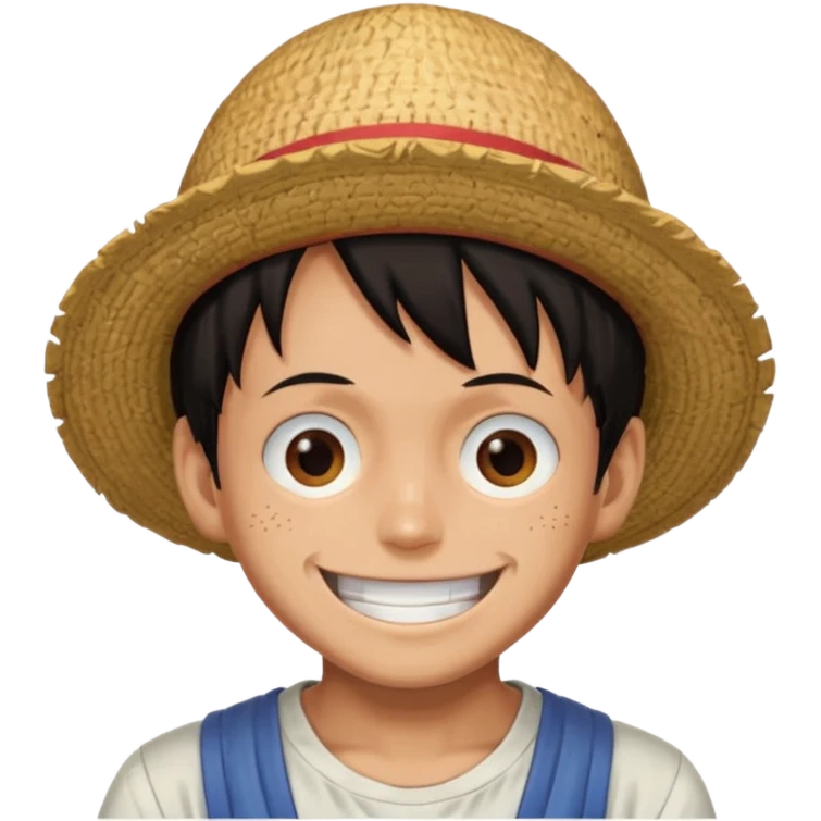 Luffy from one piece emoji