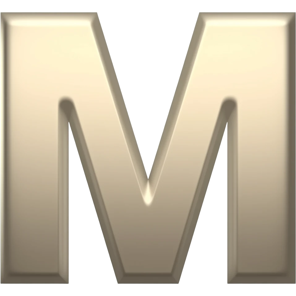 Remove the alphabet N and change it into alphabet M emoji