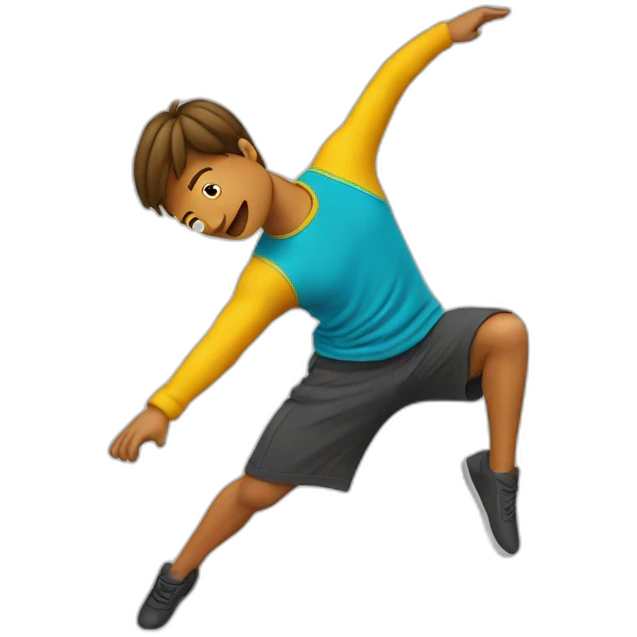 Quelqu’un qui fait un dab emoji