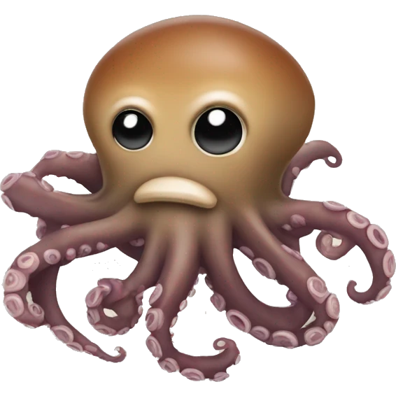 Pulpo con una nutria, medusa  emoji