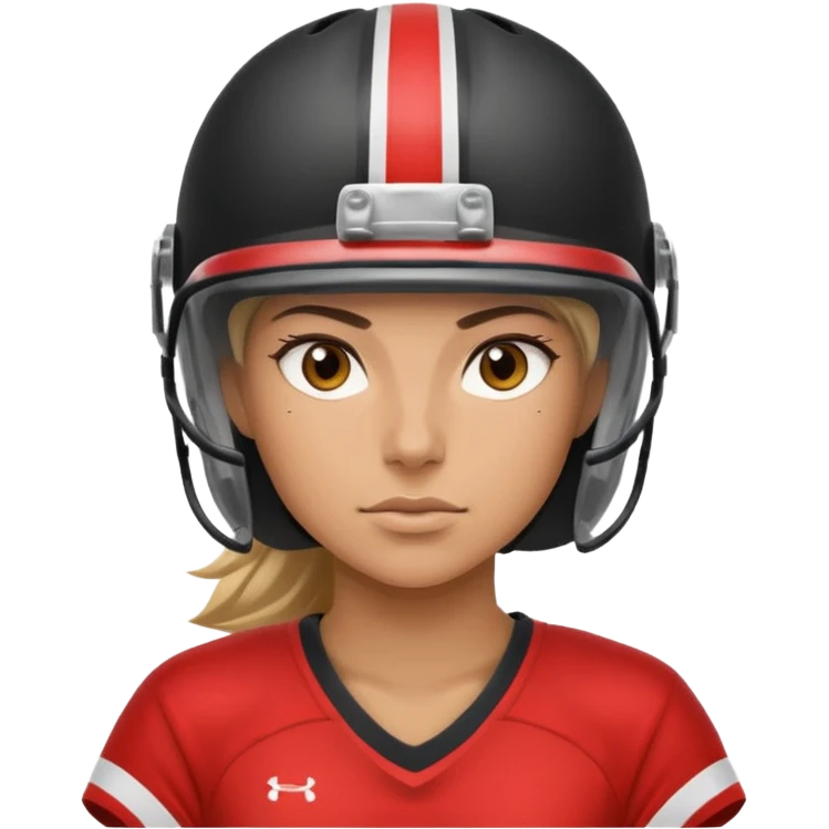 Football Players, Female player emoji