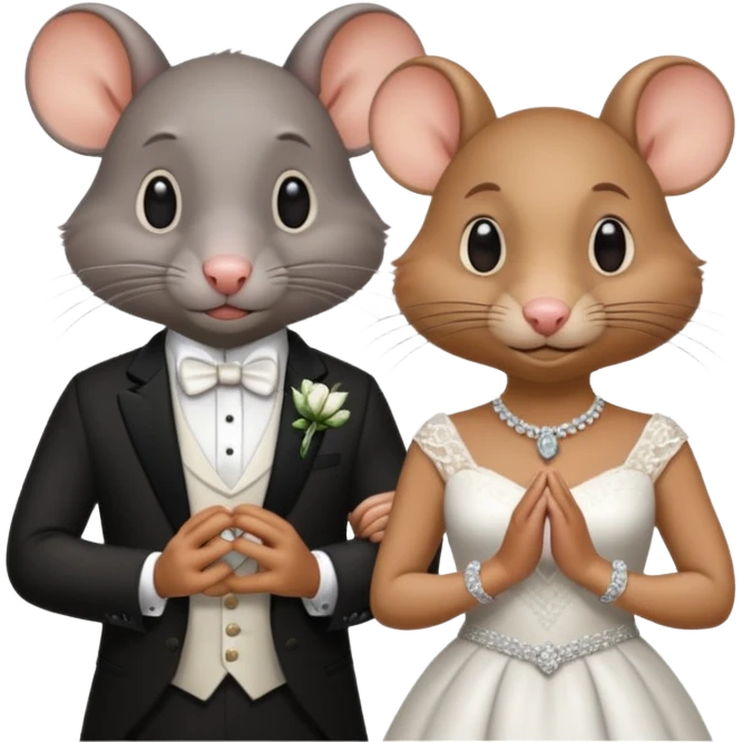 rat husband wife emoji