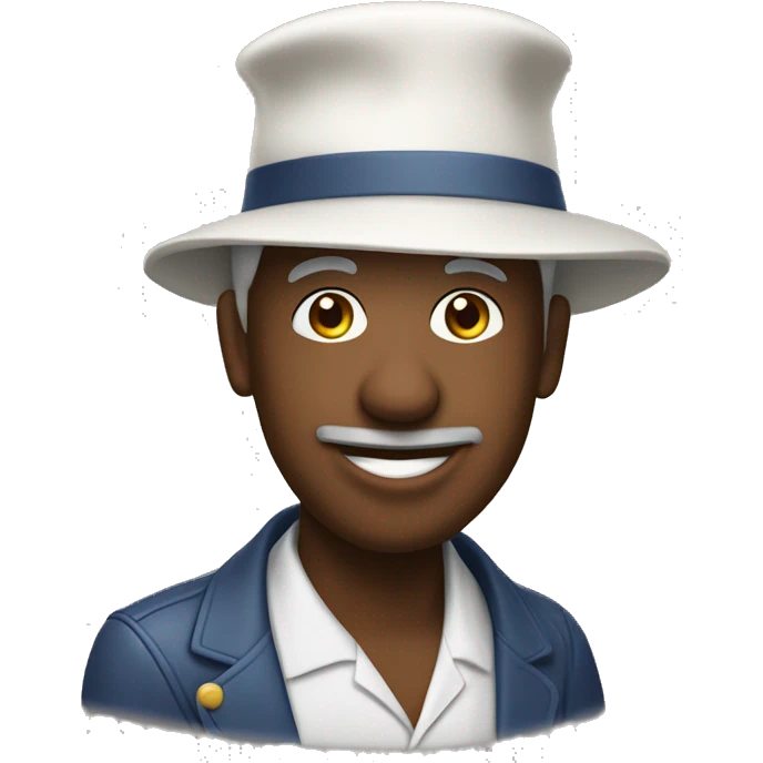 Pa￼pillon on with a hat emoji