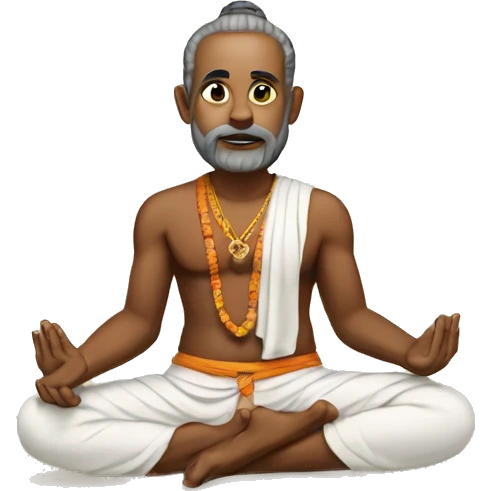 hindu yogi emoji