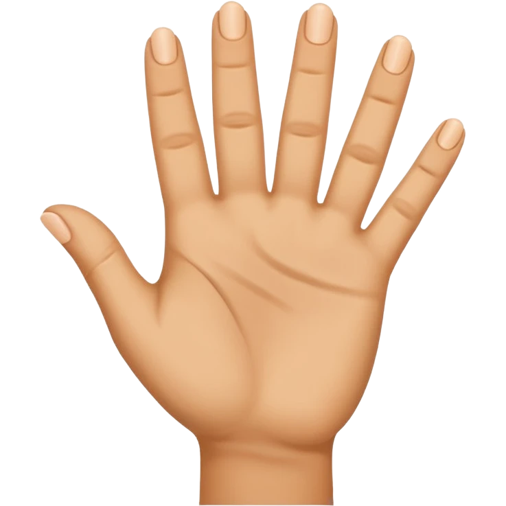 Mano con il mignolo all' in sù emoji