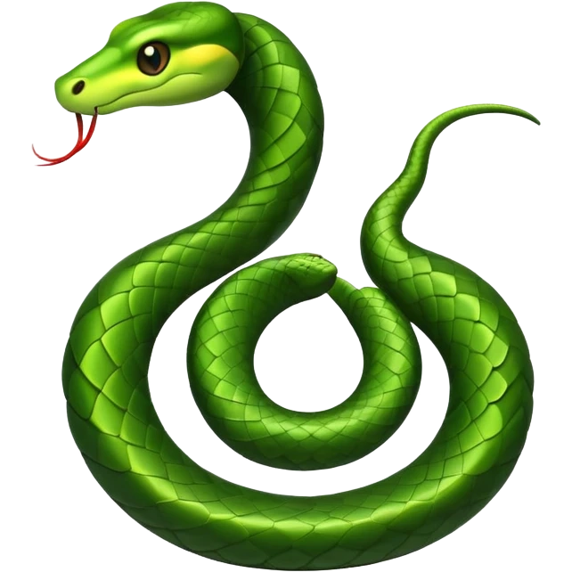The letter S in the form of an animal emoji