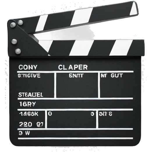 clapperboard emoji