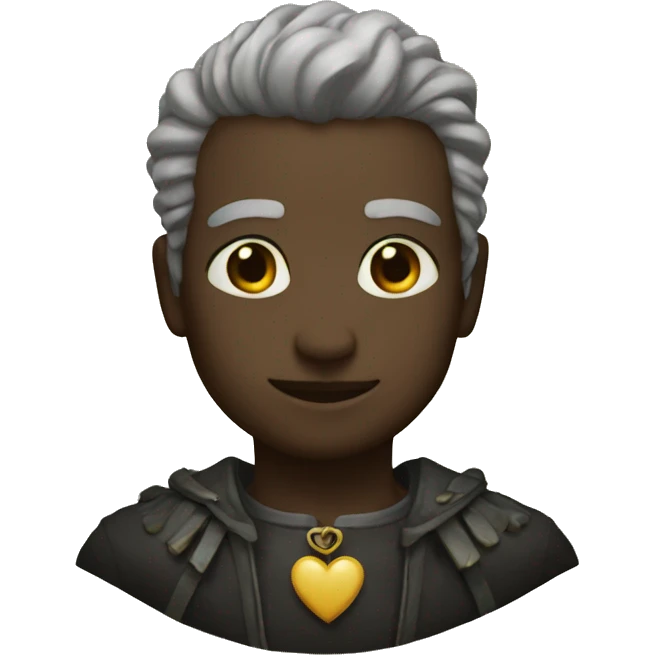 Corazon negro  emoji