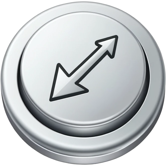 Arrow cursor clicking on a button emoji