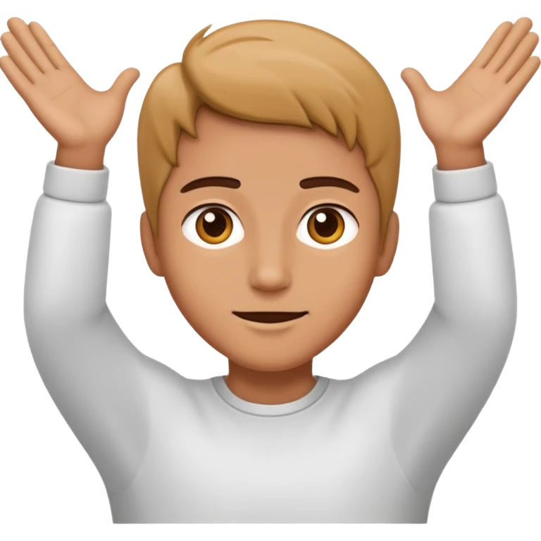 Open arms emoji