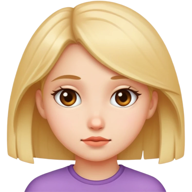 دختر خجالتی emoji