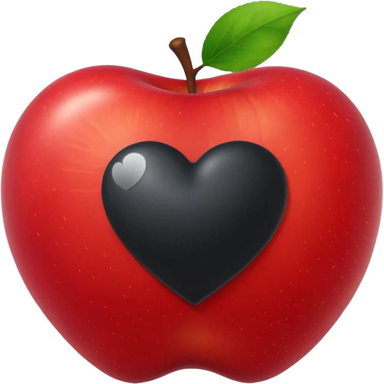 🍏🖤 emoji