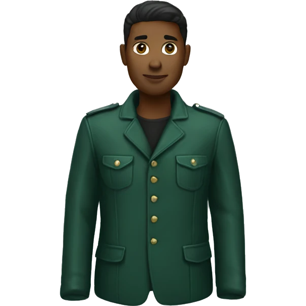 dark green equestrian jacket emoji