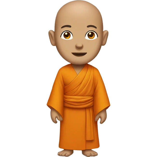 Buddhist monk emoji