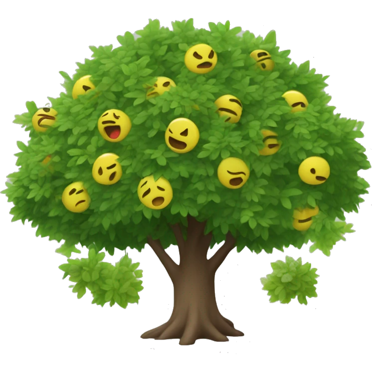 meute de buissons séchés qui virevoltent au sol emoji