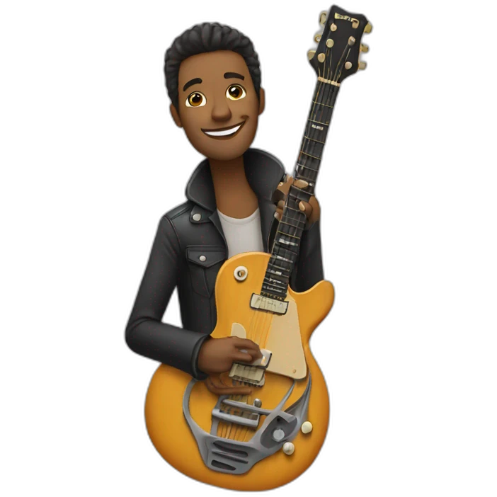 guitar player emoji