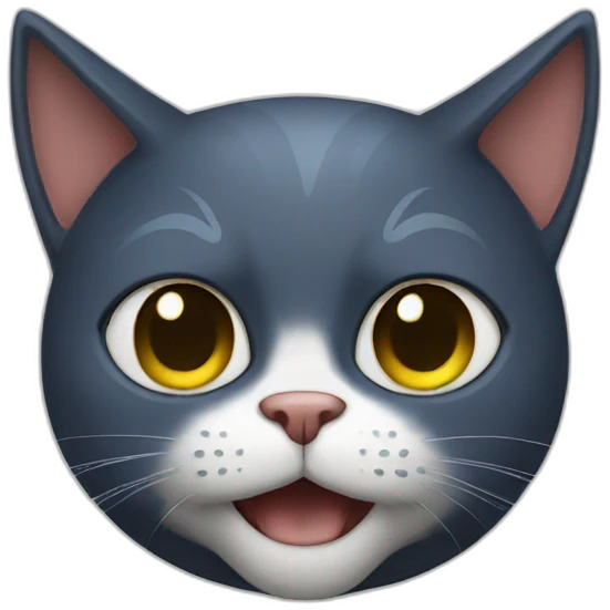 Cat superhero emoji