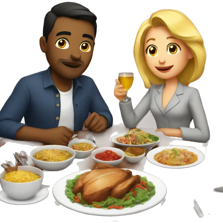 Dinner night emoji
