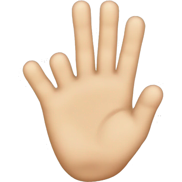 three fingera emoji