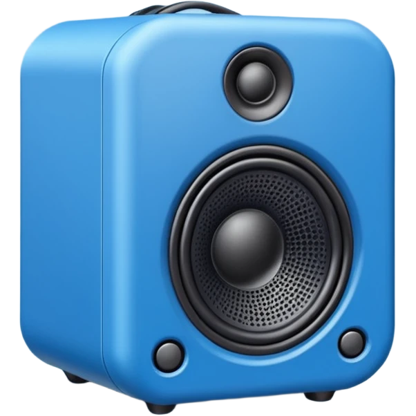 autoparlante azzurro emoji