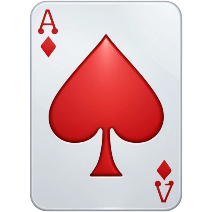 red spade suit emoji