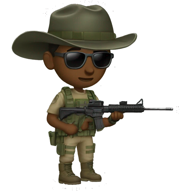 Black_tactical_panama emoji