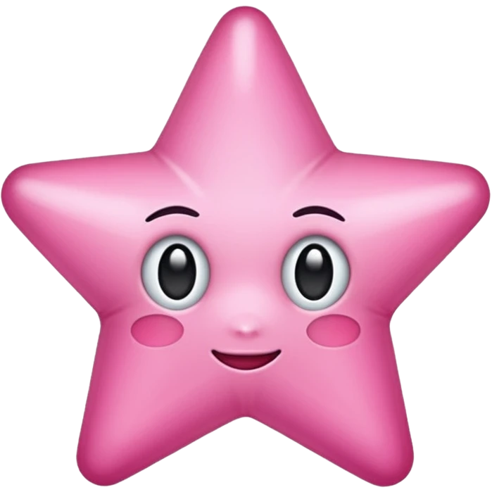 Estrela rosa  emoji